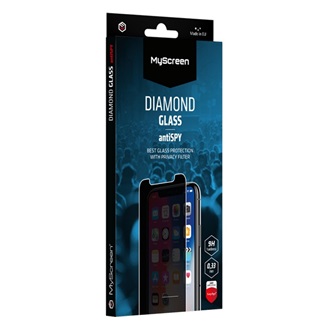 Samsung S25 Ultra MYSCREEN ANTISPY GLASS EDGE képernyővédő üveg 2.5D, 9H, ÁTLÁTSZÓ