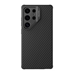 Samsung S25 Ultra NILLKIN CARBOPROP szilikon telefonvédő ütésállóság, karbon minta, FEKETE