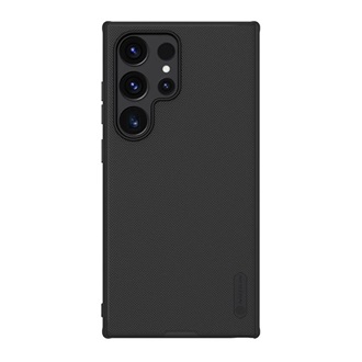 Samsung S25 Ultra NILLKIN SUPER FROSTED PRO MAGNETIC műanyag telefonvédő mágneses, gumírozott, FEKETE