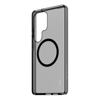 Samsung S25 Ultra PANZERGLASS CARE FLAGSHIP URBAN COMBAT SMOKEY CASE szilikon telefonvédő ütésállóság, wireless, FEKETE