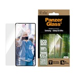 Samsung S25 Ultra PANZERGLASS ECO MATRIX képernyővédő üveg flexibilis, karcálló + segédkeret, ÁTLÁTSZÓ