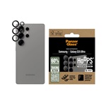 Samsung S25 Ultra PANZERGLASS HOOPS kameravédő üveg 9H + segédkeret FEKETE
