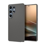 Samsung S25 Ultra SPIGEN LIQUID AIR szilikon telefonvédő ütésállóság, rombusz, SÖTÉTSZÜRKE