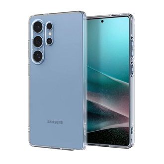Samsung S25 Ultra SPIGEN LIQUID CRYSTAL szilikon telefonvédő ütésállóság, légpárnás sarok, ÁTLÁTSZÓ