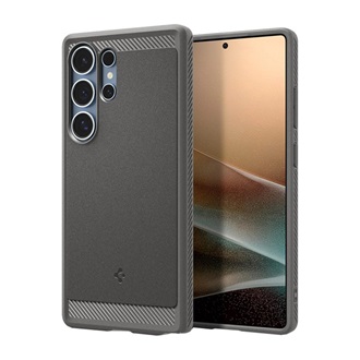 Samsung S25 Ultra SPIGEN RUGGED ARMOR szilikon telefonvédő ütésállóság, MagSafe, VILÁGOSSZÜRKE