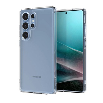 Samsung S25 Ultra SPIGEN ULTRA HYBRID műanyag telefonvédő ütésállóság, légpárnás keret, ÁTLÁTSZÓ