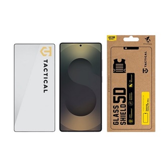 Samsung S25 Ultra TACTICAL GLASS SHIELD 5D képernyővédő üveg 5D, 9H, FEKETE