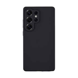 Samsung S25 Ultra TACTICAL VELVET SMOOTHIE szilikon telefonvédő ütésállóság, matt, FEKETE