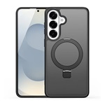 Samsung S26 DUX DUCIS YIND szilikon telefonvédő ütésállóság, kitámasztó, FEKETE