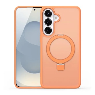 Samsung S26 DUX DUCIS YIND szilikon telefonvédő ütésállóság, kitámasztó, NARANCSSÁRGA