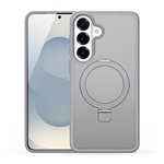 Samsung S26 DUX DUCIS YIND szilikon telefonvédő ütésállóság, kitámasztó, VILÁGOSSZÜRKE