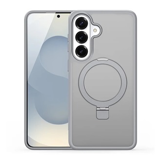 Samsung S26 DUX DUCIS YIND szilikon telefonvédő ütésállóság, kitámasztó, VILÁGOSSZÜRKE