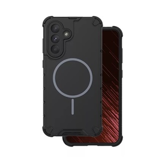 Samsung S26 GIGAPACK Defender műanyag telefonvédő ütésállóság, MagSafe, FEKETE