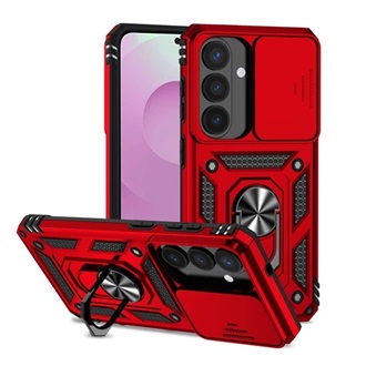 Samsung S26 GIGAPACK Defender szilikon telefonvédő ütésállóság, kameravédő, PIROS