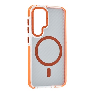 Samsung S26 GIGAPACK Szilikon telefonvédő ütésállóság, MagSafe, NARANCSSÁRGA