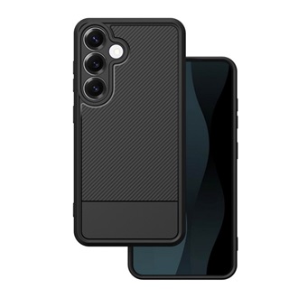 Samsung S26 GIGAPACK Szilikon telefonvédő ütésállóság, karbon minta, FEKETE