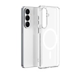 Samsung S26 Plus DUX DUCIS CLIN szilikon telefonvédő ütésállóság, MagSafe, ÁTLÁTSZÓ