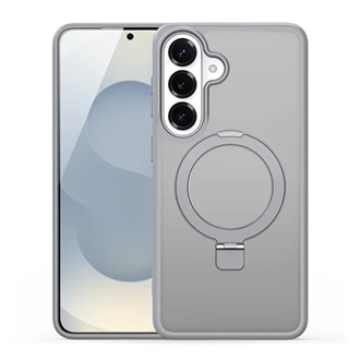 Samsung S26 Plus DUX DUCIS YIND szilikon telefonvédő ütésállóság, kitámasztó, VILÁGOSSZÜRKE