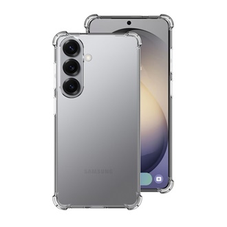 Samsung S26 Plus Designed for SAMSUNG műanyag telefonvédő ütésállóság, légpárnás sarok, ÁTLÁTSZÓ