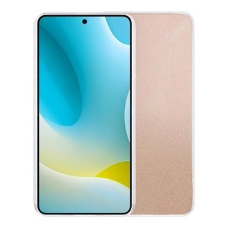 Samsung S26 Plus GIGAPACK Szilikon telefonvédő műanyag belső, csillogó hátlap, ARANY