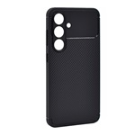 Samsung S26 Plus GIGAPACK Szilikon telefonvédő ütésállóság, karbon minta, FEKETE