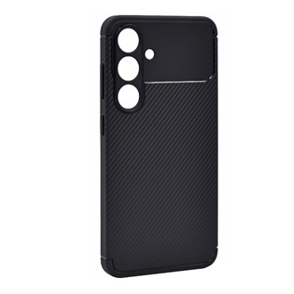 Samsung S26 Plus GIGAPACK Szilikon telefonvédő ütésállóság, karbon minta, FEKETE