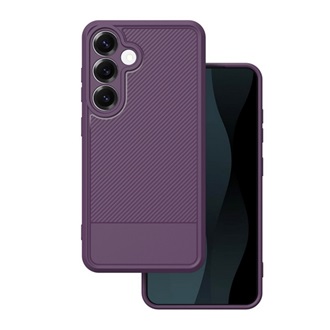 Samsung S26 Plus GIGAPACK Szilikon telefonvédő ütésállóság, karbon minta, LILA
