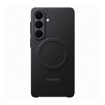 Samsung S26 Plus SAMSUNG szilikon telefonvédő mágneses, karbon minta, FEKETE