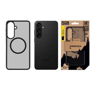 Samsung S26 Plus TACTICAL MAGFORCE HYPERSTEALTH szilikon telefonvédő ütésállóság, MagSafe, FEKETE
