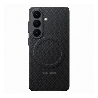 Samsung S26 SAMSUNG szilikon telefonvédő mágneses, karbon minta, FEKETE
