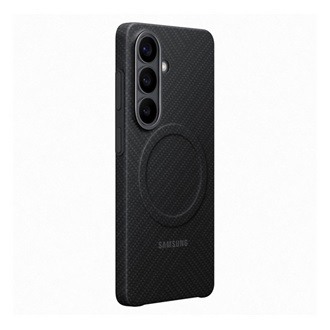 Samsung S26 SAMSUNG szilikon telefonvédő mágneses, karbon minta, FEKETE