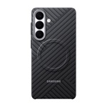 Samsung S26 SAMSUNG szilikon telefonvédő mágneses, karbon minta, SÖTÉTSZÜRKE