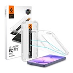 Samsung S26 SPIGEN GLASS TR EZ FIT PRO képernyővédő üveg 2db 2.5D, 9H + segédkeret, ÁTLÁTSZÓ