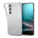 Samsung S26 SPIGEN LIQUID CRYSTAL GLITTER szilikon telefonvédő ütésállóság, csillámporos, ÁTLÁTSZÓ