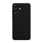 Samsung S26 TACTICAL BEAVER szilikon telefonvédő mikrofiber plüss belső, topográfiai minta, FEKETE