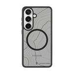 Samsung S26 TACTICAL MAGFORCE HYPERSTEALTH SIKA szilikon telefonvédő ütésállóság, topográfiai minta, FEKETE