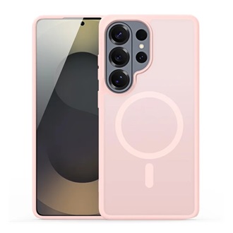 Samsung S26 Ultra DUX DUCIS YIND szilikon telefonvédő ütésállóság, MagSafe, RÓZSASZÍN