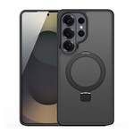 Samsung S26 Ultra DUX DUCIS YIND szilikon telefonvédő ütésállóság, kitámasztó, FEKETE