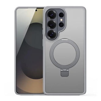 Samsung S26 Ultra DUX DUCIS YIND szilikon telefonvédő ütésállóság, kitámasztó, VILÁGOSSZÜRKE