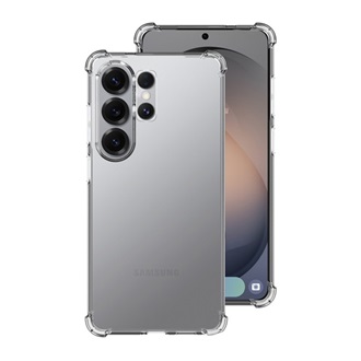 Samsung S26 Ultra Designed for SAMSUNG műanyag telefonvédő ütésállóság, légpárnás sarok, ÁTLÁTSZÓ