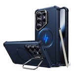Samsung S26 Ultra ESR CYBER TOUGH szilikon telefonvédő ütésállóság, MagSafe, SÖTÉTKÉK