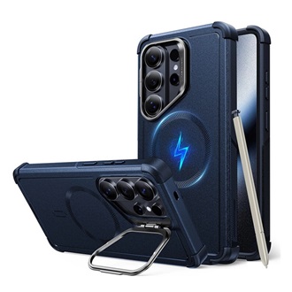 Samsung S26 Ultra ESR CYBER TOUGH szilikon telefonvédő ütésállóság, MagSafe, SÖTÉTKÉK