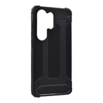 Samsung S26 Ultra GIGAPACK Defender szilikon telefonvédő ütésállóság, fémhatás, FEKETE