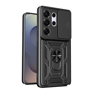 Samsung S26 Ultra GIGAPACK Defender szilikon telefonvédő ütésállóság, kameravédő, FEKETE