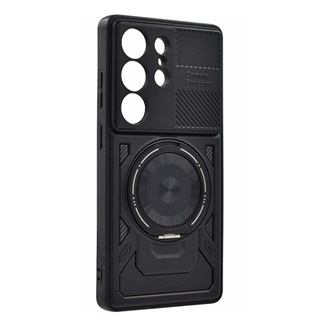 Samsung S26 Ultra GIGAPACK Defender szilikon telefonvédő ütésállóság, mágneses, FEKETE