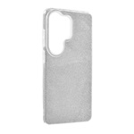 Samsung S26 Ultra GIGAPACK Szilikon telefonvédő műanyag belső, csillogó hátlap, EZÜST