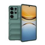 Samsung S26 Ultra GIGAPACK Szilikon telefonvédő ütésállóság, 3D, SÖTÉTZÖLD