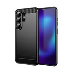 Samsung S26 Ultra GIGAPACK Szilikon telefonvédő ütésállóság, karbon minta, FEKETE