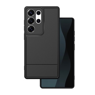 Samsung S26 Ultra GIGAPACK Szilikon telefonvédő ütésállóság, karbon minta, FEKETE