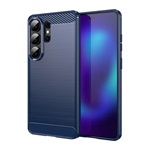 Samsung S26 Ultra GIGAPACK Szilikon telefonvédő ütésállóság, karbon minta, SÖTÉTKÉK